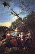 Francisco Goya The Swing painting